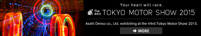 Asahi Denso co., Ltd. exhibiting at the 44th Tokyo Motor Show 2015.