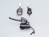 Head lamp assemblies / Main switch assemblies / Lever assemblies